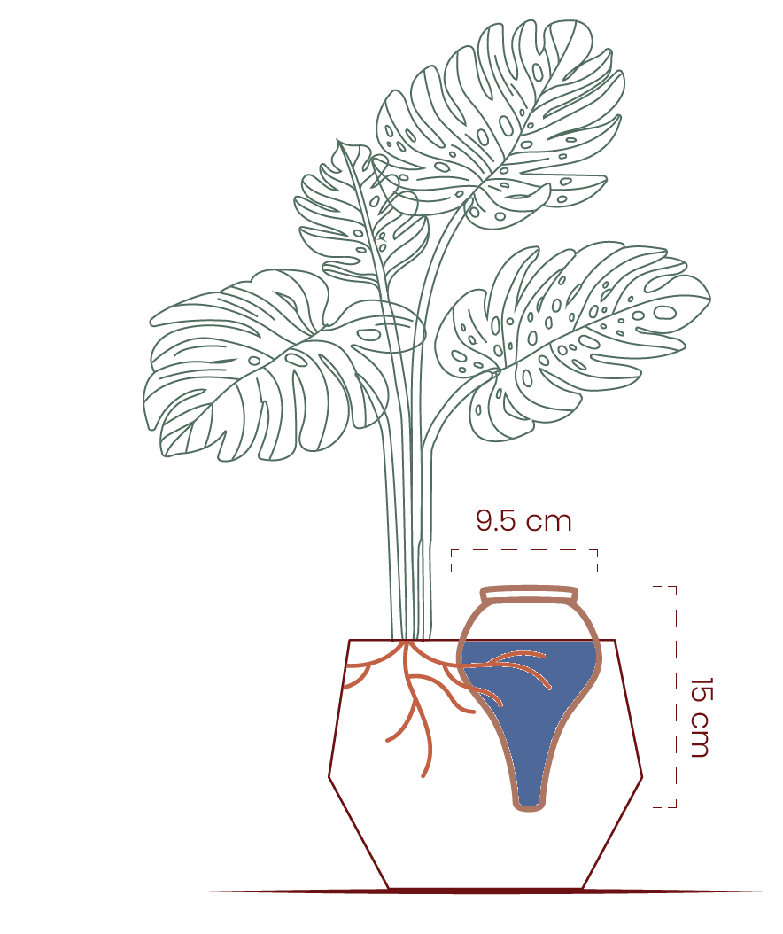 Medium oya - perfect for pots & planters